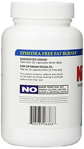 Absolute Nutrition Thermogenic Fat Burners, Nophedra Capsules, 80 Count Bottle Absolute NutritionUS supplements