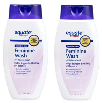 Equate Sensitive Skin Feminine pH Balance Wash, 12 Fl oz (Pack of 2) Msupps.comAu supplements