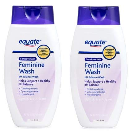 Equate Sensitive Skin Feminine pH Balance Wash, 12 Fl oz (Pack of 2) Msupps.comAu supplements