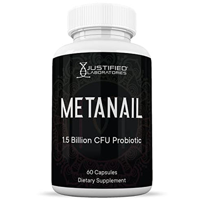 Justified Laboratories (2 Pack) Metanail 1.5 Billion CFU Probiotic Nail Support 120 Capsules Justified LaboratoriesUS supplements