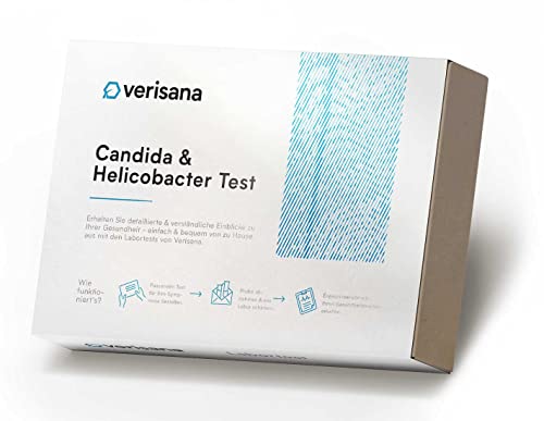 Candida & Helicobacter Test – Lab Testing Kit for Diagnosing Candida and H Pylori in Your Gut – Home Stool Test VerisanaAu supplements