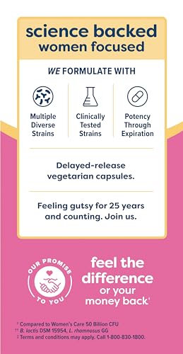 Renew Life Women's Probiotic Capsules, Supports pH Balance for Women, Vaginal Renew LifeUS supplements