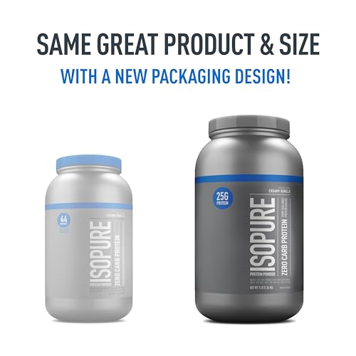 Isopure Protein Powder, Creamy Vanilla Whey Isolate with Vitamin C & Zinc for Immune IsopureUS supplements