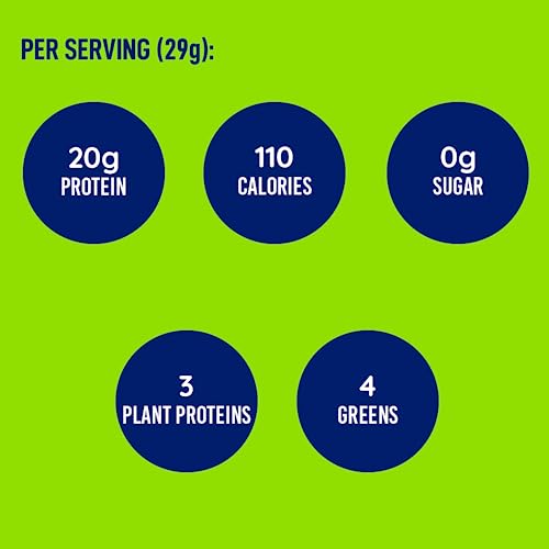 LeanFit Plant-Based Protein & Greens Natural Vanilla – 20g Plant Protein + 4 Leafy Greens LeanFitUS supplements