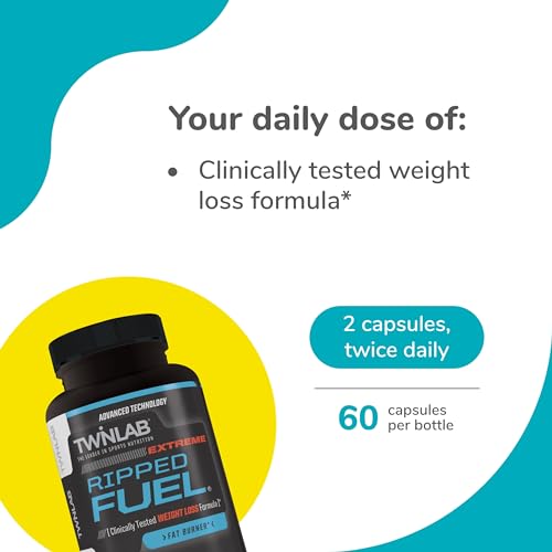 Twinlab Ripped Fuel Extreme - Energy Supplement to Support Weight Management & Muscle Health TwinlabAu supplements