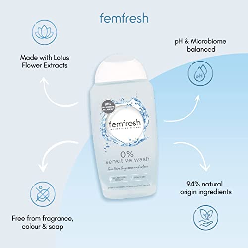 Femfresh Intimate Skin Care 0% Wash, 250ml FemfreshAu supplements