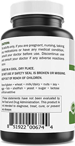 Brieofood Chromium Picolinate 1000 mcg Pills - 240 Tablets - 240 Servings - Non-GMO BrieofoodAu supplements