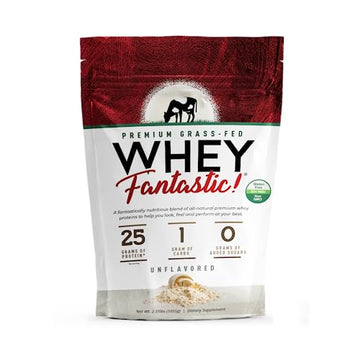 Whey Fantastic - Unflavored - 100% Natural Grass Fed Whey Protein Powder - Unique 3 Fantastic NutritionUS supplements