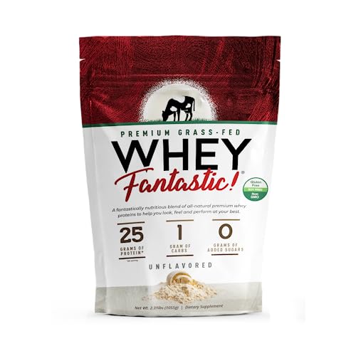 Whey Fantastic - Unflavored - 100% Natural Grass Fed Whey Protein Powder - Unique 3 Fantastic NutritionUS supplements