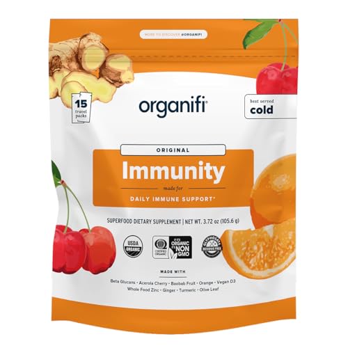 Organifi Immunity - Organic Superfood Immunity Support - 15 Single Serve Packets OrganifiUS supplements