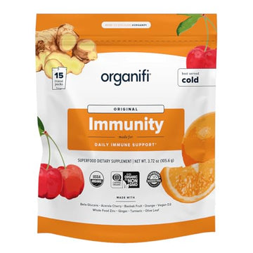 Organifi Immunity - Organic Superfood Immunity Support - 15 Single Serve Packets OrganifiUS supplements