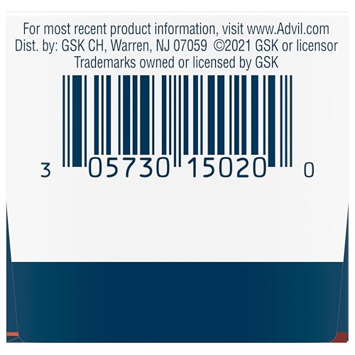 Advil Pain Reliever and Fever Reducer, Ibuprofen 200mg for Pain Relief - 24 Coated Tablets AdvilAu supplements