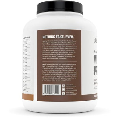 Levels Grass Fed 100% Whey Protein, No GMOs, Chocolate Peanut Butter, 5LB Levels NutritionUS supplements