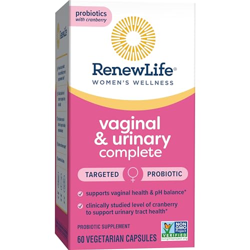 Renew Life Women's Wellness Vaginal and Urinary Probiotic and Cranberry Supplement Renew LifeUS supplements