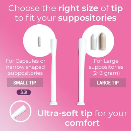 Natureland [20/40 Pack Vaginal Suppository Applicators for Women,Soft Tip Auxiliary Tool for Pills NaturelandAu supplements
