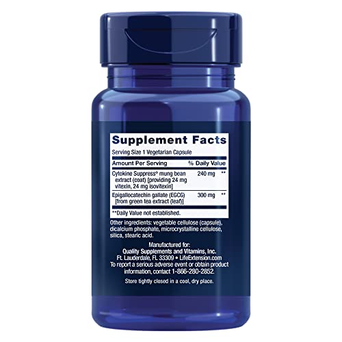 Life Extension Cytokine Suppress with EGCG, 30 Count Life ExtensionAu supplements