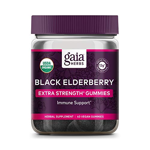 Gaia Herbs Black Elderberry (Sambucus Nigra) Extra Strength Gummies Gaia HerbsAu supplements