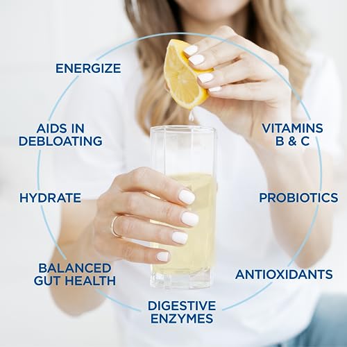 VitaCup Super H2O Bloating Relief and Digestive Health Drink Mix Packets, Probiotics VitaCupAu supplements