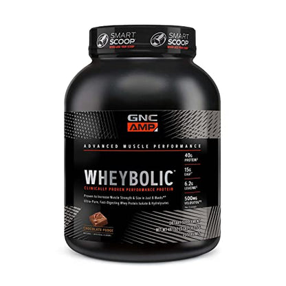 GNC AMP Wheybolic | Targeted Muscle Building and Workout Support Formula | Pure Whey GNCUS supplements