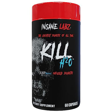 Insane Labz Kill H20, AMPiberry Infused Diuretic, Reduce Water Retention and Bloating Relief Insane LabzAu supplements