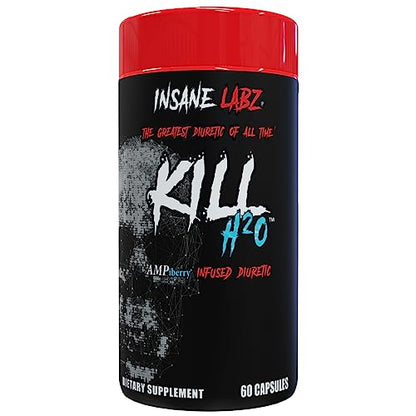Insane Labz Kill H20, AMPiberry Infused Diuretic, Reduce Water Retention and Bloating Relief Insane LabzUS supplements