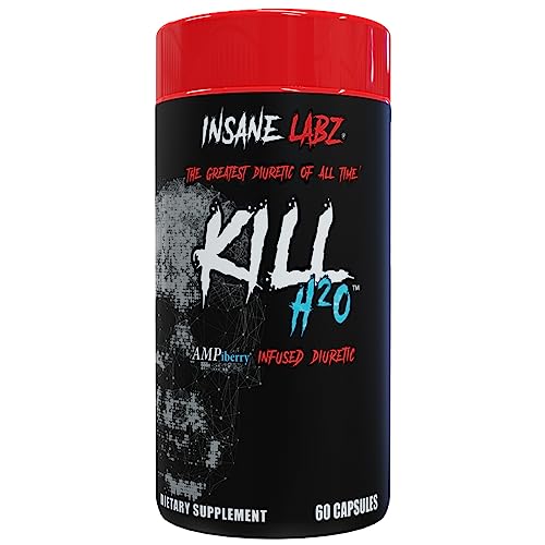 Insane Labz Kill H20, AMPiberry Infused Diuretic, Reduce Water Retention and Bloating Relief Insane LabzAu supplements