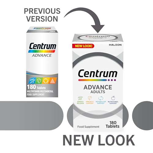 Centrum Advance Multivitamin & Mineral Supplements, 24 essential nutrients including CentrumUS supplements