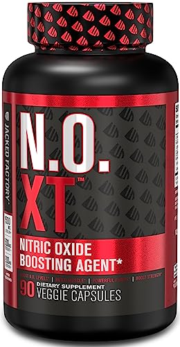 N.O. XT Nitric Oxide Supplement with Nitrosigine L Arginine & L Citrulline for Muscle Growth Jacked FactoryAu supplements