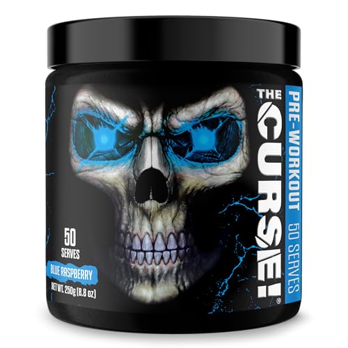 JNX SPORTS The Curse! Pre Workout Powder - Blue Raspberry 50 Servings | Preworkout JNX SPORTSUS supplements
