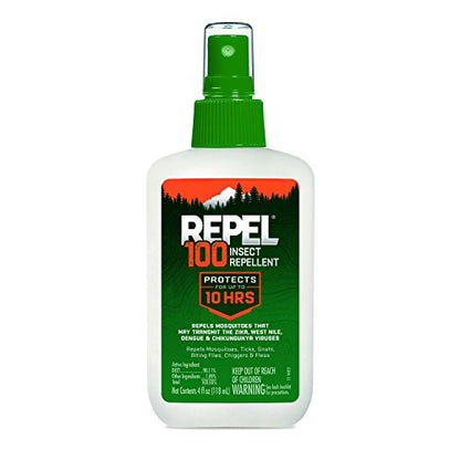 Repel 100 Insect Repellent, Pump Spray, 4-Fluid Ounces, 10-Hour Protec RepelUS supplements