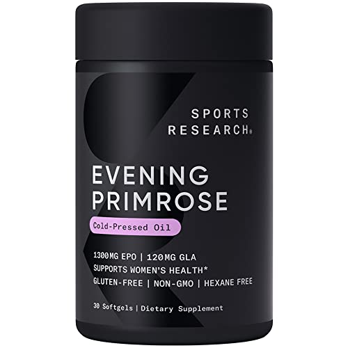Sports Research Evening Primrose Supplement from Cold Pressed Oil Sports ResearchUS supplements