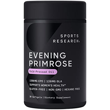 Sports Research Evening Primrose Supplement from Cold Pressed Oil Sports ResearchAu supplements