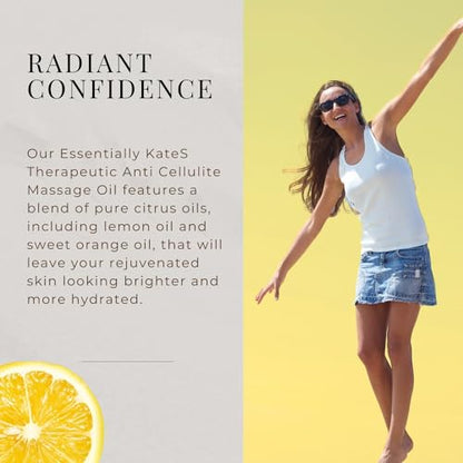 Essentially KateS Anti Cellulite Massage Oil 8 Fl Oz - Helps Break Down Fat Cells in Hip Essentially KateSUS supplements
