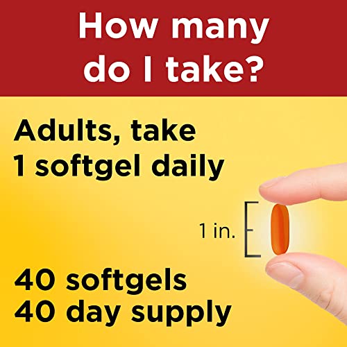 Nature Made CoQ10 400mg, Dietary Supplement for Heart Health Support, 40 Softgels Nature MadeUS supplements