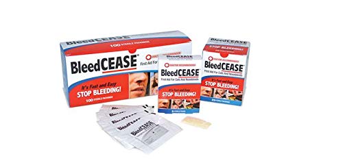 BleedCEASE First Aid for Cuts and Nosebleeds Sterile Packings, 25 Count BleedCEASEAu supplements