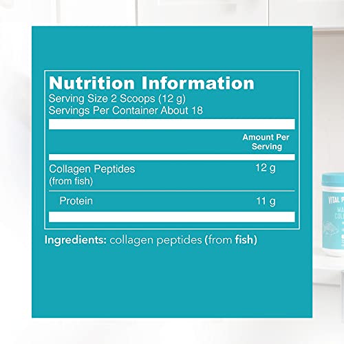 Vital Proteins Marine Collagen Peptides Powder Supplement - Hydrolyzed Collagen - 221g Canister VITAL PROTEINSUS supplements