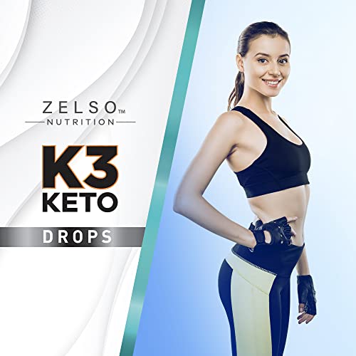 K3 Keto Drops for Weight Loss - Fat Burner & Metabolism Booster | Advanced Keto Carb ZELSOAu supplements