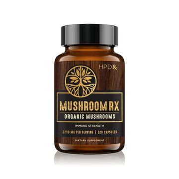HPD Rx Mushroom Rx Organic Mushroom Extract Blend Max Immunity Dose, Lion’s Mane HPD RxUS supplements