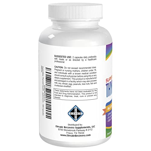 3-Month Thyroid Support Supplement (All-in-1 Formula) with 14 Active Ingredients Elevate Recovery SupplementsAu supplements