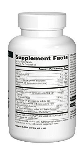 Source Naturals Hyaluronic Joint Complex with Glucosamine, Chondroitin & MSM Extra Source NaturalsUS supplements