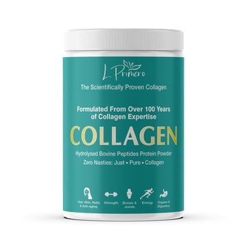L Primero Collagen Peptides Powder 400g, Hydrolysed Unflavoured, Grass-Fed Bovine Bioactive Protein, Highly absorbable 18 Amino Acids, Keto L PrimeroAu supplements