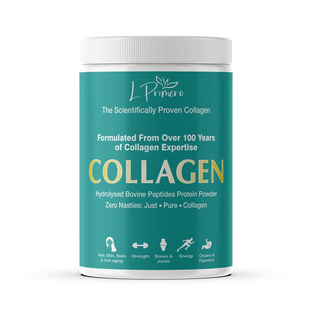 L Primero Collagen Peptides Powder 400g, Hydrolysed Unflavoured, Grass-Fed Bovine Bioactive Protein, Highly absorbable 18 Amino Acids, Keto L PrimeroAu supplements