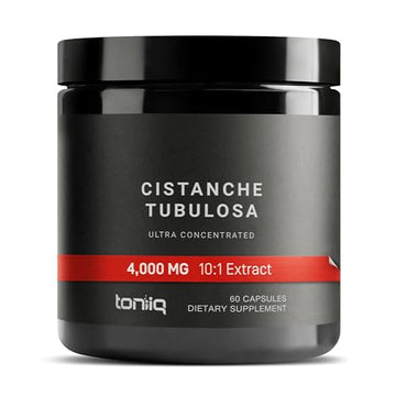 Toniiq Cistanche Tubulosa - (4000mg) Pure Cistanche Supplement for Men - 10x Highly ToniiqUS supplements