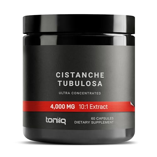 Toniiq Cistanche Tubulosa - (4000mg) Pure Cistanche Supplement for Men - 10x Highly ToniiqUS supplements