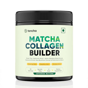 Collagen Supplements for Women & Men, 30 Servings, 150 GM | 100% Vegan Collagen Powder TenchaAu supplements