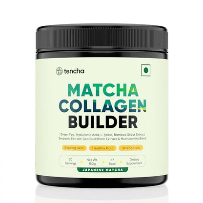 Collagen Supplements for Women & Men, 30 Servings, 150 GM | 100% Vegan Collagen Powder TenchaUS supplements