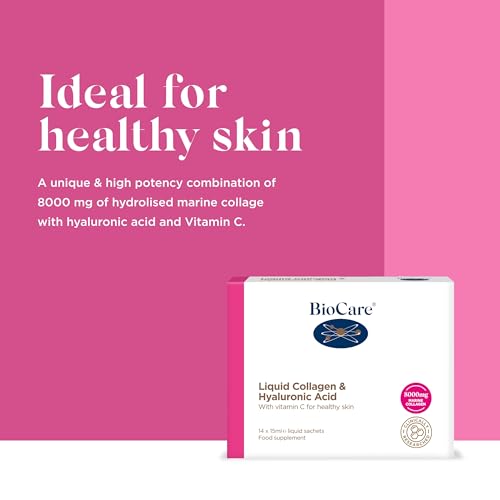 BioCare - Liquid Collagen & Hyaluronic Acid - 14 x 15 ml sachets BIOCAREUS supplements