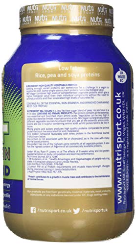 Nutrisport Aspartame Free 90 Plus Vegan Strawberry Protein Powder, 908 g NutrisportAu supplements