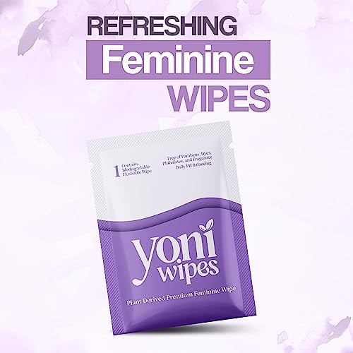 Yoni Wipes - 30 Count Biodegradable & Flushable Feminine Wipes, pH-Balanced, Aloe Vera & Vitamin E Yoni WipesAu supplements