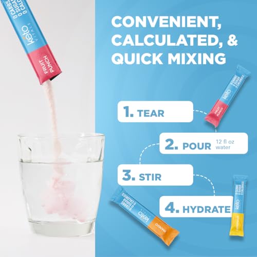 Keto Vitals Original Electrolytes Powder Packets | Keto Friendly Electrolyte Travel Packets Keto VitalsAu supplements